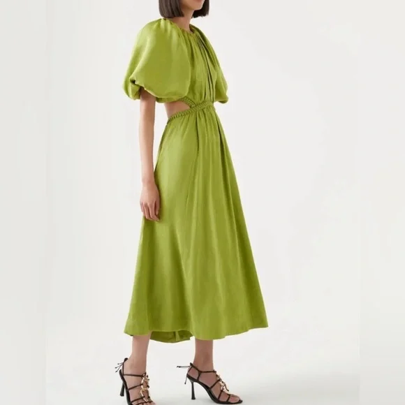 Aje | Dresses | Aje Capuchine Puff Sleeve Midi Dress Au 8 Us 4 | Poshmark Aje | Dresses | Aje Capuchine Puff Sleeve Midi Dress Au 8 Us 4 | Poshmark